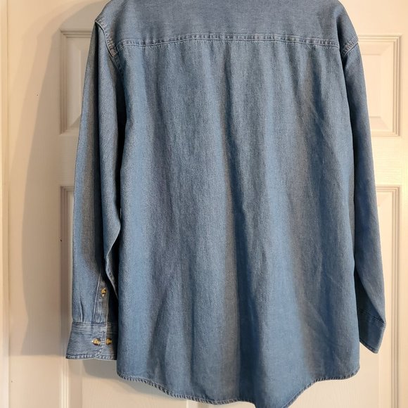 Denim Button Down Shirt - Picture 2 of 4